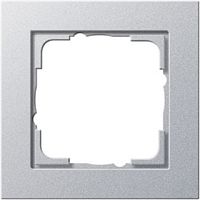 Рамка универсальная Gira E2 1-м. алюминий картинка